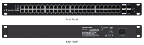 Switch zarządzalny UBIQUITI EdgeSwitch 48x100/1000 2xSFP 2xSFP+ PoE+