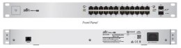 Switch zarządzalny UBIQUITI UniFiSwitch 24x100/1000 2xSFP PoE+ 250W