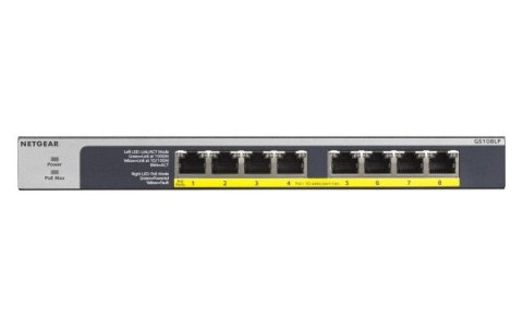 8-PORT FLEX UNMANAGED SWITCH/GIGABIT ETHERNET POE/POE+