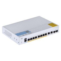 CBS250 Smart 8-port GE, Full PoE, Ext PS, 2x1G Combo