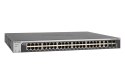 NETGEAR XS748T-100NES łącza sieciowe Zarządzany L2+/L3 10G Ethernet (100/1000/10000) Czarny