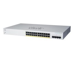 CBS220 SMART 24-PORT GE POE/4X10G SFP+