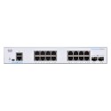 CBS350 Managed 16-port GE, Ext PS, 2x1G SFP