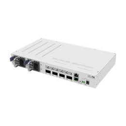 Mikrotik CRS504-4XQ-IN łącza sieciowe Zarządzany Fast Ethernet (10/100) Obsługa PoE Biały