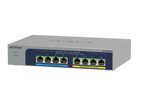 NETGEAR MS108UP - przełącznik - 8 porte - A