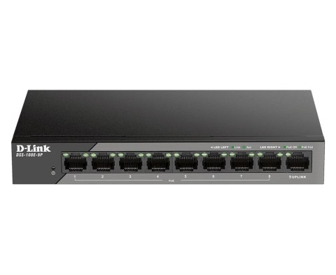 D-Link DSS-100E-9P 9-Port 10/100 PoE Unmanaged Surv