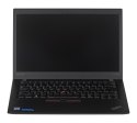 LENOVO ThinkPad T470S i5-6300U 12GB 256GB SSD 14" FHD Win10pro + zasilacz UŻYWANY