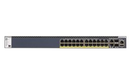 Netgear M4300 24G PoE+ Zarz 2xSFP 2x10G 380W