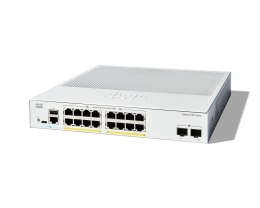 Switch Cisco Catalyst 1300 16-port GE Full PoE 2x1G SFP