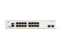 Switch Cisco Catalyst 1300 16-port GE Full PoE 2x1G SFP