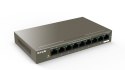 Switch PoE Tenda TEF1109P-8-63W (9x 10/100Mbps)