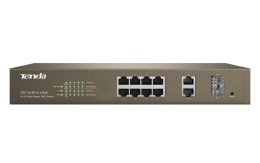 Switch PoE Tenda TEF1210P-8-150W (2x 10/100/1000Mbps, 8x 10/100Mbps)