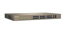 Switch PoE Tenda TEF1226P-24-440W (24x 10/100Mbps, 2x 10/100/1000Mbps)