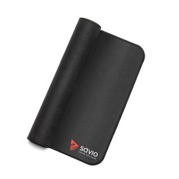 SAVIO GAMING MOUSE PAD 250X250X2MM, STITCHED EDGES BLACK EDITION TURBO DYNAMIC S