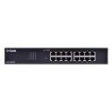 D-Link DGS-1100-16V2 łącza sieciowe Zarządzany L2 Gigabit Ethernet (10/100/1000) Czarny