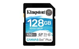 KINGSTON microSDXC Canvas Go Plus 170R C10 UHS-I U3 V30 128GB