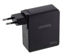 UNITEK ŁADOWARKA GAN 2X USB-C, USB-A, 140W (WYPRZEDAŻ)