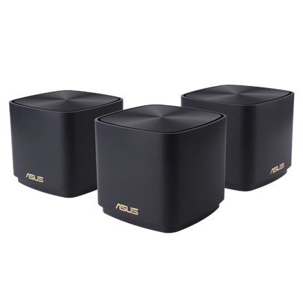 ZenWiFi AX Mini (XD4 Plus) AX1800 Dual-band Mesh WiFi 6 System WiFi 5 (Black - 3 Pack)