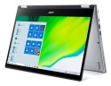 Acer TravelMate Spin 3 SP314-54N i5-1035G4 14"FHD Touch 8GB LPDDR4 SSD1TB IrisXe KlawDE Win10 Silver (WYPRZEDAŻ)