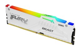 KINGSTON DDR5 16GB 6400MT/s CL32 DIMM FURY Beast White RGB EXPO