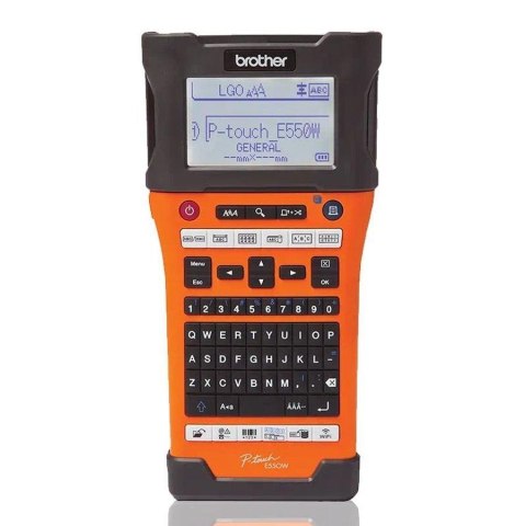 Drukarka etykiet Brother P-touch E550WVP pomarańczowa