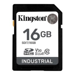 Karta pamięci SDHC Kingston Industrial 16GB Class 10 UHS-I U3 V30 A1