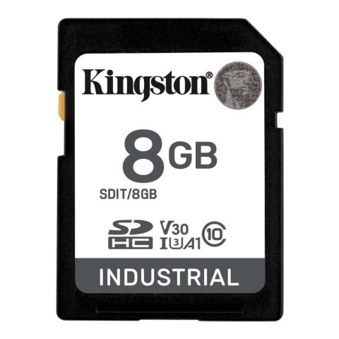 Karta pamięci SDHC Kingston Industrial 8GB Class 10 UHS-I U3 V30 A1