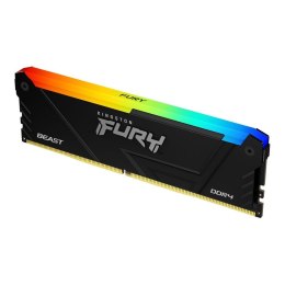 Pamięć DDR4 Kingston Fury Beast RGB 32GB (1x32GB) 2666MHz CL16 1,2V 2Gx8 czarna