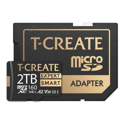 Karta pamięci Team Group T-Create Expert S.M.A.R.T microSDXC 2TB (170/160 MB/s) UHS-I U3 V30 A2