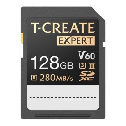 Karta pamięci Team Group T-Create Expert SDXC 128GB (280/100 MB/s) UHS-II U3 V60