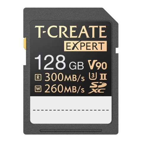 Karta pamięci Team Group T-Create Expert SDXC 128GB (300/260 MB/s) UHS-II U3 V90