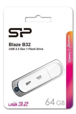 Pendrive Silicon Power Blaze B03 64GB USB 3.2 White