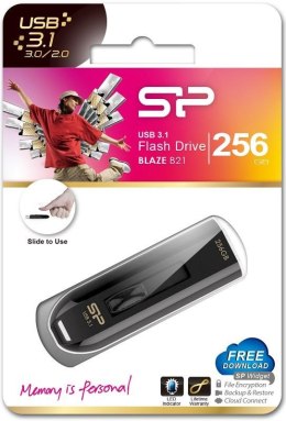 Pendrive Silicon Power Blaze B21 256GB USB 3.0 / USB 3.1 Black