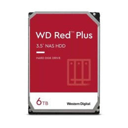 Western Digital | Dysk twardy NAS | WD60EFPX | 5400 obr./min | 6000 GB | 256 MB