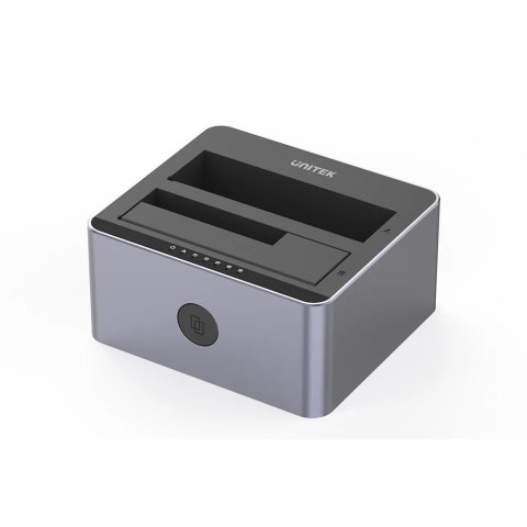 Stacja dokująca dla dysków pamięci masowej - Unitek (Y-3026GY01-EU) 2x SATA III 2.5"/3.5" USB 3.0 5Gbps