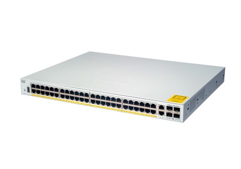 Cisco Catalyst C1000-48P-4G-L łącza sieciowe Zarządzany L2 Gigabit Ethernet (10/100/1000) Obsługa PoE Szary