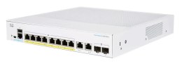 CBS250 Smart 8-port GE, Partial PoE, Ext PS, 2x1G Combo