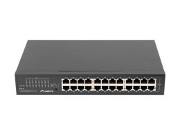 SWITCH LANBERG RSGE-24 24X 1GB NIEZARZĄDZALNY GIGABIT ETHERNET RACK 19