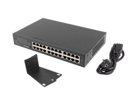 SWITCH LANBERG RSGE-24 24X 1GB NIEZARZĄDZALNY GIGABIT ETHERNET RACK 19