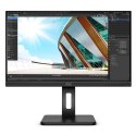 MONITOR AOC LED 27" U27P2CA 68.6 cm (27") 3840 x 2160 pixels 4K Ultra HD LED Czarny