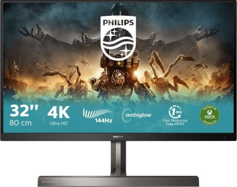 Monitor Philips LED 32" 329M1RV/00 80cm (31.5") 3840 x 2160 px 4K Ultra HD Czarny