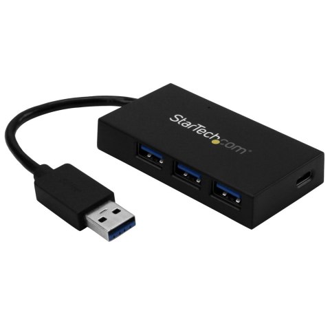 StarTech.com HB30A3A1CFB huby i koncentratory USB 3.2 Gen 1 (3.1 Gen 1) Type-A 5000 Mbit/s Czarny