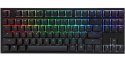 Klawiatura gamingowa Ducky One 2 TKL PBT, MX-Silent-Red, RGB LED - czarna DE layout