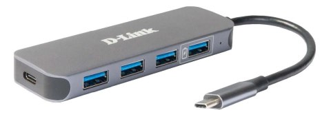 D-Link DUB-2340 huby i koncentratory USB Type-C 5000 Mbit/s Szary