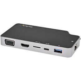 StarTech.com CDP2HVGUASPD stacja dokująca Przewodowa USB 3.2 Gen 2 (3.1 Gen 2) Type-C Czarny, Szary