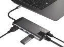 NATEC MULTIPORT FOWLER PLUS USB-C, HDMI 4K, RJ45