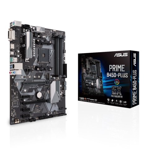 Płyta główna ASUS PRIME PRIME B450-PLUS (AM4; 4x DDR4 DIMM; ATX; CrossFireX) (WYPRZEDAŻ)