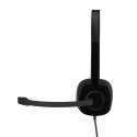 ZESTAW SŁUCHAWKOWY STEREO H151 BLACK 981-000589 LOGITECH