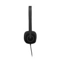 ZESTAW SŁUCHAWKOWY STEREO H151 BLACK 981-000589 LOGITECH