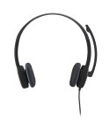 ZESTAW SŁUCHAWKOWY STEREO H151 BLACK 981-000589 LOGITECH